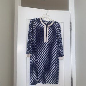 DVF Blue Shift Printed Dress